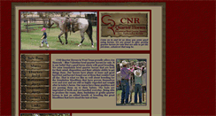 Desktop Screenshot of cnrquarterhorses.com